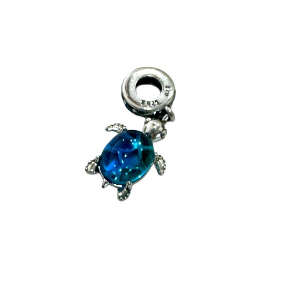 Pandora Dangle Murano Glass Sea Turtle - Picture 2 of 8